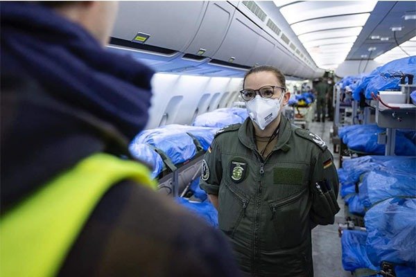 Germany Activate Their ICU Planes To Airlift Coronavirus Patient